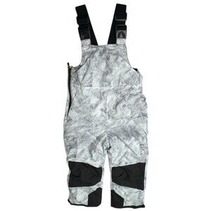 All in Motion Unisex Kids Snow Bib Pants Overalls Gray X-Small 4-5 Winter New